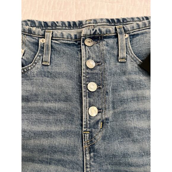 Edwin x Anthropologie Bound Marli Ankle Mid-Rise Wide Leg Jeans Size 29 NWT - Picture 5 of 8